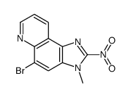 5-bromo-3-methyl-2-nitroimidazo[4,5-f]quinoline Structure