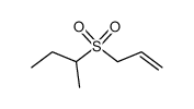 allyl sec-butyl sulfone Structure