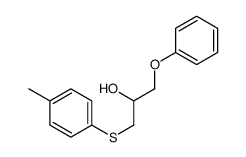 1-(4-methylphenyl)sulfanyl-3-phenoxypropan-2-ol Structure