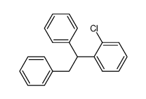 1-(2-Chlorphenyl)-1,2-diphenylethan Structure