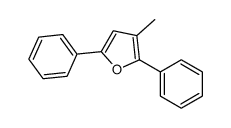 3-methyl-2,5-diphenylfuran Structure