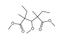 dimethyl 2,4-diethyl-3-methoxy-2,4-dimethylpentanedioate Structure