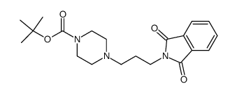 tert-butyl 4-[3-(1,3-dioxo-1,3-dihydro-2H-isoindol-2-yl)propyl]piperazine-1-carboxylate structure