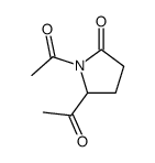 2-Pyrrolidinone, 1,5-diacetyl- (9CI) structure