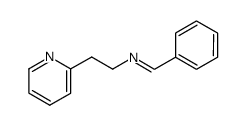 1-phenyl-N-(2-(pyridin-2-yl)ethyl)methanimine结构式
