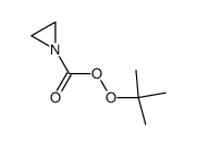 tert-butyl aziridine-1-carboperoxoate结构式