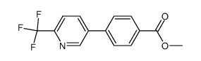 4-(6-trifluoromethyl-pyridin-3-yl)-benzoic acid methyl ester Structure