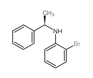 Benzenemethanamine, N-(2-bromophenyl)-a-methyl-, (aR)- structure