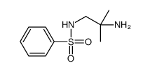 N-(2-氨基-2-甲基丙基)苯磺酰胺结构式