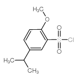 5-ISOPROPYL-2-METHOXY-BENZENESULFONYL CHLORIDE结构式