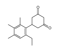 5-(6-ethyl-2,3,4-trimethylphenyl)cyclohexane-1,3-dione结构式
