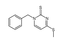 1-benzyl-4-(methylsulfanyl)pyrimidine-2(1H)-thione Structure