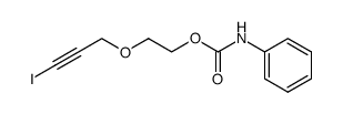 Ethanol, 2-[(3-iodo-2-propynyl)oxy]-, phenylcarbamate Structure