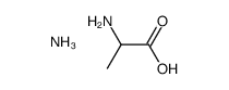 DL-alanine, ammonium salt Structure