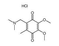 2,3-dimethoxy-5-methyl-6-dimethylaminomethyl-1,4-benzoquinone hydrochloride结构式