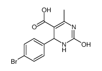 1,2,3,4-TETRAHYDRO-6-METHYL-4-(4-BROMOPHENYL)-2-OXO-5-PYRIMIDINECARBOXYLIC ACID structure