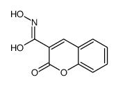 N-hydroxy-2-oxochromene-3-carboxamide结构式