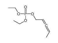 diethyl penta-2,3-dienyl phosphate Structure