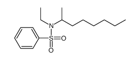 N-ethyl-N-octan-2-ylbenzenesulfonamide结构式