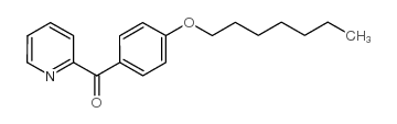 2-(4-HEPTYLOXYBENZOYL)PYRIDINE结构式