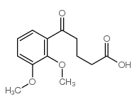 5-(2,3-DIMETHOXYPHENYL)-5-OXOVALERIC ACID结构式