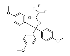 tris(4-methoxyphenyl)methyl 2,2,2-trifluoroacetate Structure