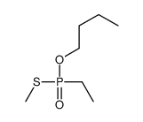1-[ethyl(methylsulfanyl)phosphoryl]oxybutane Structure