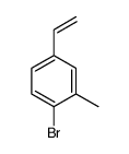 1-bromo-2-methyl-4-vinyl-benzene Structure