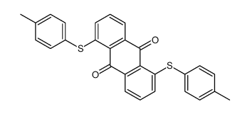 1,5-bis[(4-methylphenyl)sulfanyl]anthracene-9,10-dione Structure