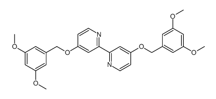 4-[(3,5-dimethoxyphenyl)methoxy]-2-[4-[(3,5-dimethoxyphenyl)methoxy]pyridin-2-yl]pyridine结构式