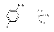 5-溴-3-((三甲基甲硅烷基)乙炔基)吡啶-2-胺图片