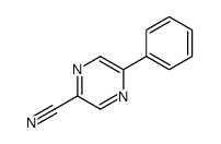 5-phenylpyrazine-2-carbonitrile Structure