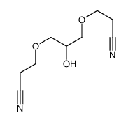 3-[3-(2-cyanoethoxy)-2-hydroxypropoxy]propanenitrile结构式