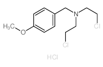 2-chloro-N-(2-chloroethyl)-N-[(4-methoxyphenyl)methyl]ethanamine结构式