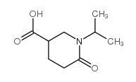 6-oxo-1-propan-2-ylpiperidine-3-carboxylic acid结构式