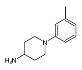 1-(3-methylphenyl)piperidine-4-amine结构式