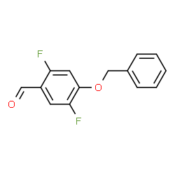 2,5-Difluoro-4-(phenylmethoxy)benzaldehyde Structure