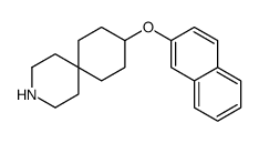 9-(萘-2-基氧基)-3-氮杂螺[5.5]十一烷结构式