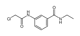 Benzamide, 3-[(2-chloroacetyl)amino]-N-ethyl Structure
