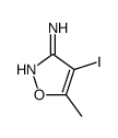 4-碘-5-甲基异噁唑-3-胺结构式