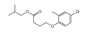 isobutyl 4-(4-chloro-2-methylphenoxy)butyrate Structure