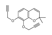 2,2-dimethyl-7,8-bis(prop-2-ynoxy)chromene Structure