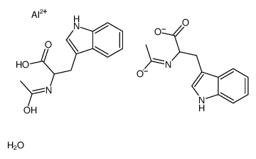 bis(N-acetyl-DL-tryptophanato-ON,Oα)hydroxyaluminium picture