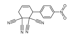 3-(4-Nitro-phenyl)-cyclohex-4-ene-1,1,2,2-tetracarbonitrile结构式