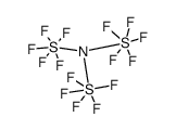 tris(pentafluorosulfanyl)amine Structure