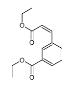 ethyl 3-(3-ethoxy-3-oxoprop-1-enyl)benzoate Structure