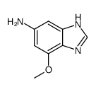 1H-Benzimidazol-5-amine,7-methoxy-(9CI)结构式