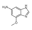 1H-Benzimidazol-5-amine,7-methoxy-(9CI) structure