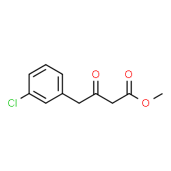 4-(3-CHLORO-PHENYL)-3-OXO-BUTYRIC ACID METHYL ESTER Structure