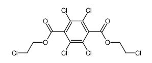 Tetrachlor-terephthalsaeure-bis-(2-chlor-ethylester)结构式